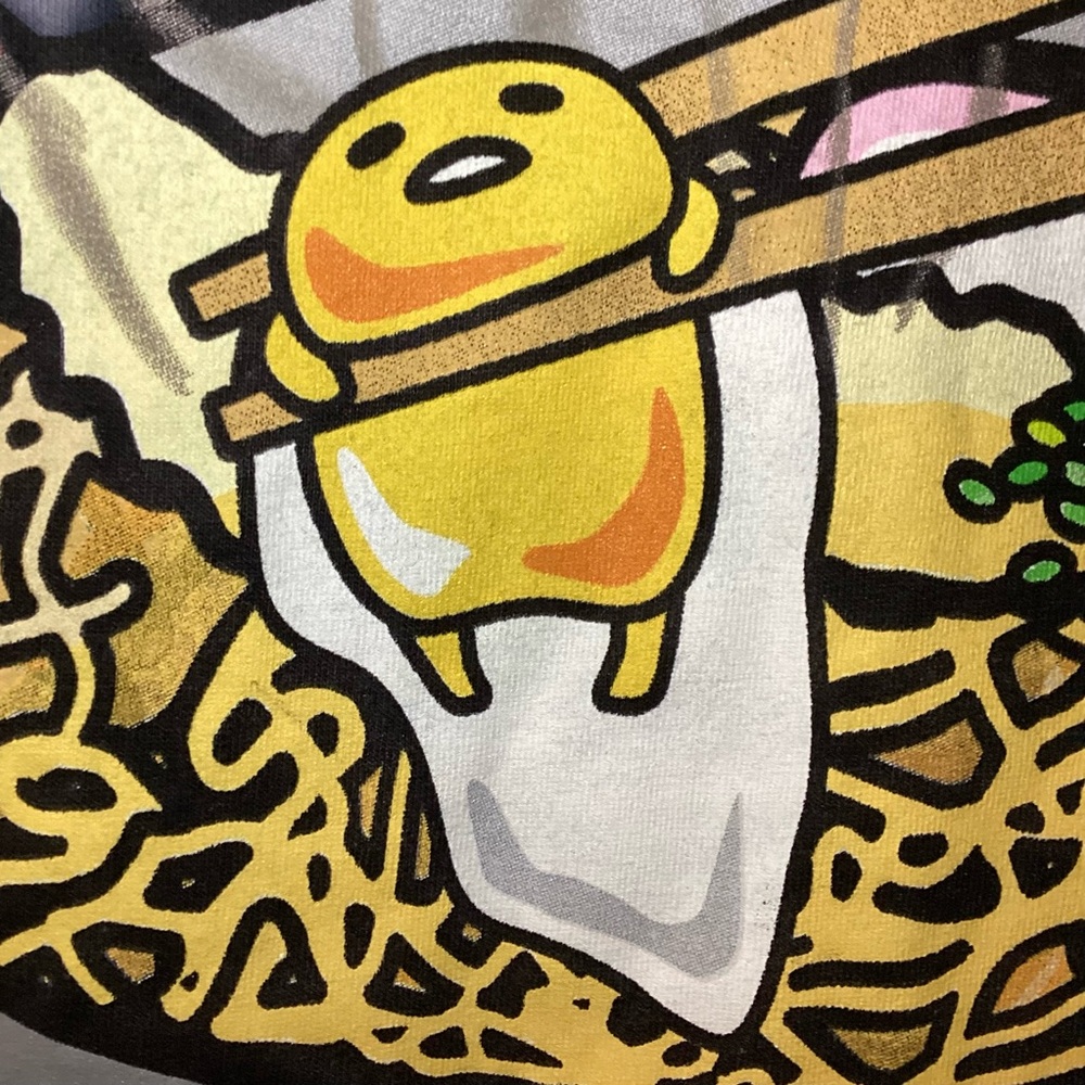 Tie Dye Gudetama Lazy Egg Tee Shirt M Men - Picture 6 of 9